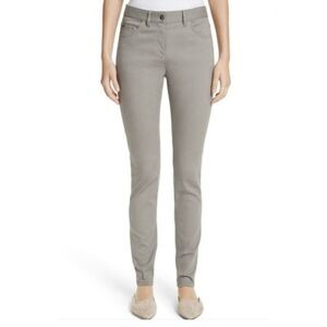 ST JOHN Gray Stretchy Skinny Denim Jeans Size 10